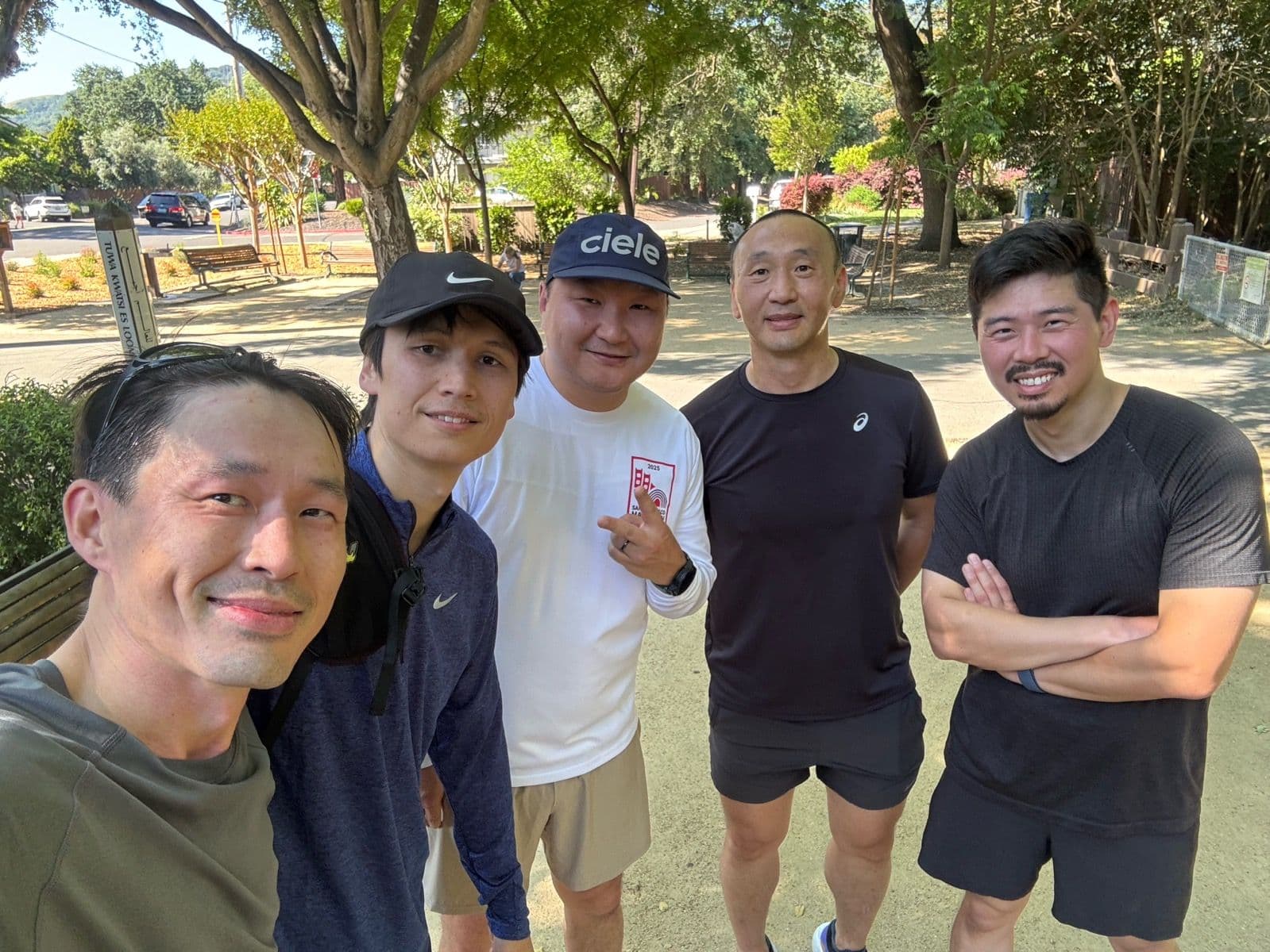 Iron Horse Run Club members during the Community 10K