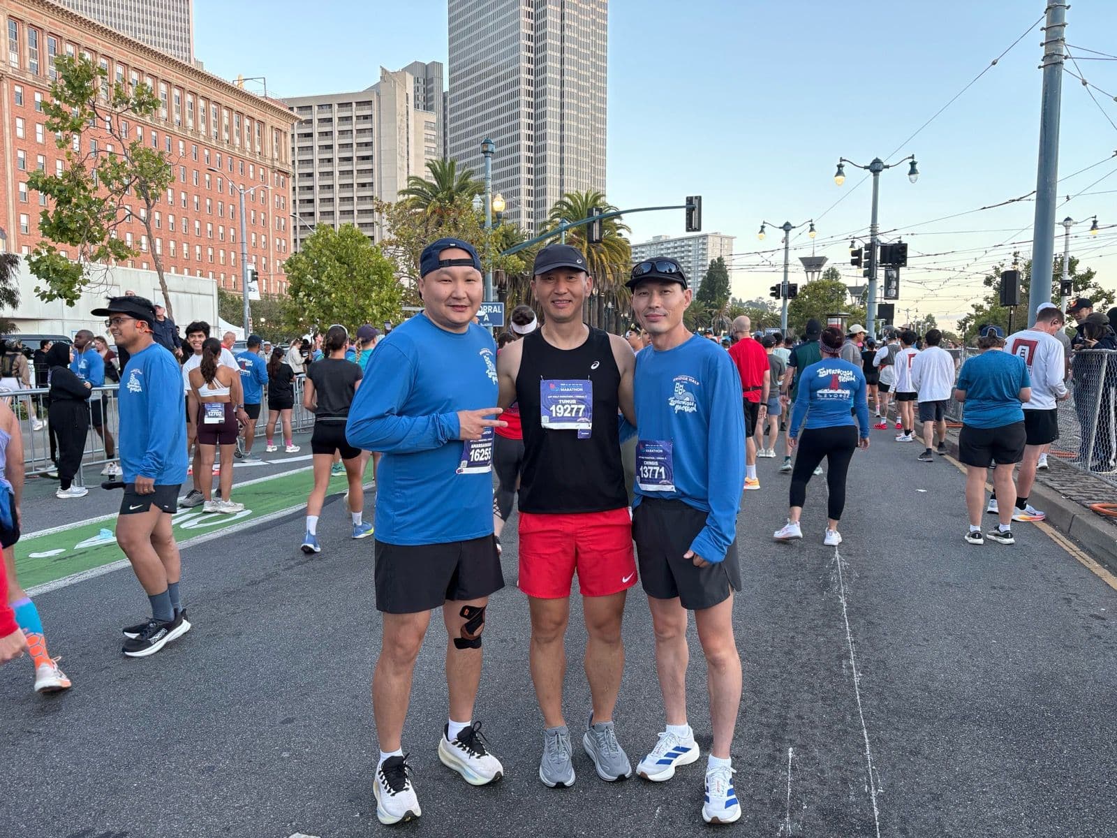 Iron Horse Run Club members during the SF Half Marathon