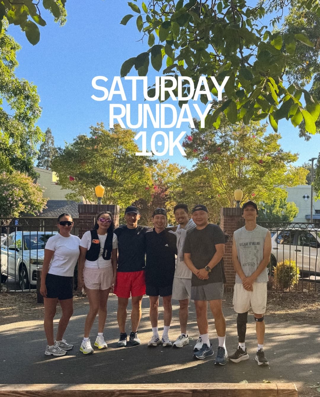 Iron Horse Run Club members during the New member, new miles, new memories