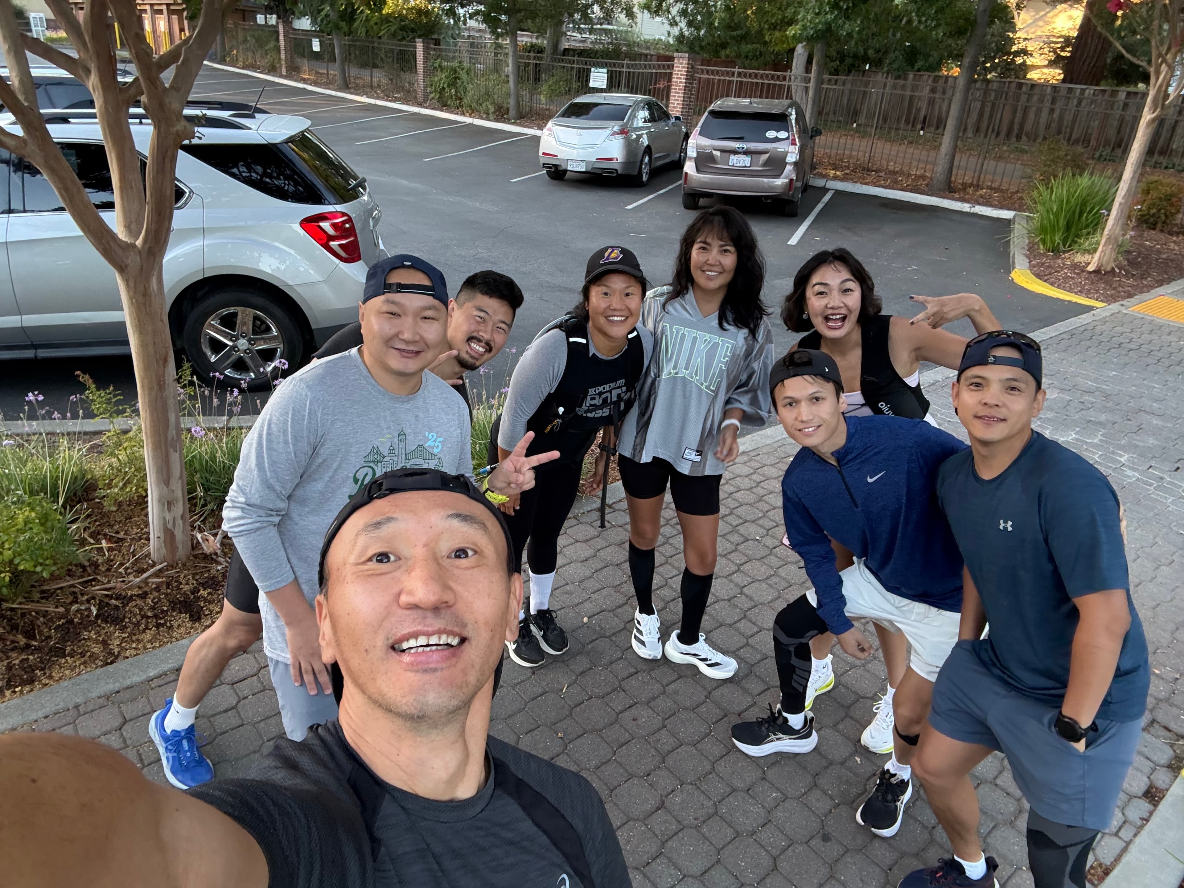 Iron Horse Run Club members during the Saturday Runday 10K